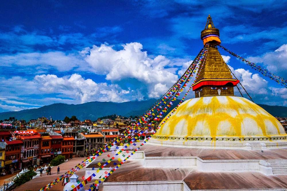 Boudhanath Stupa Stunning Buddhist stupa of Tibetan in Nepal 2