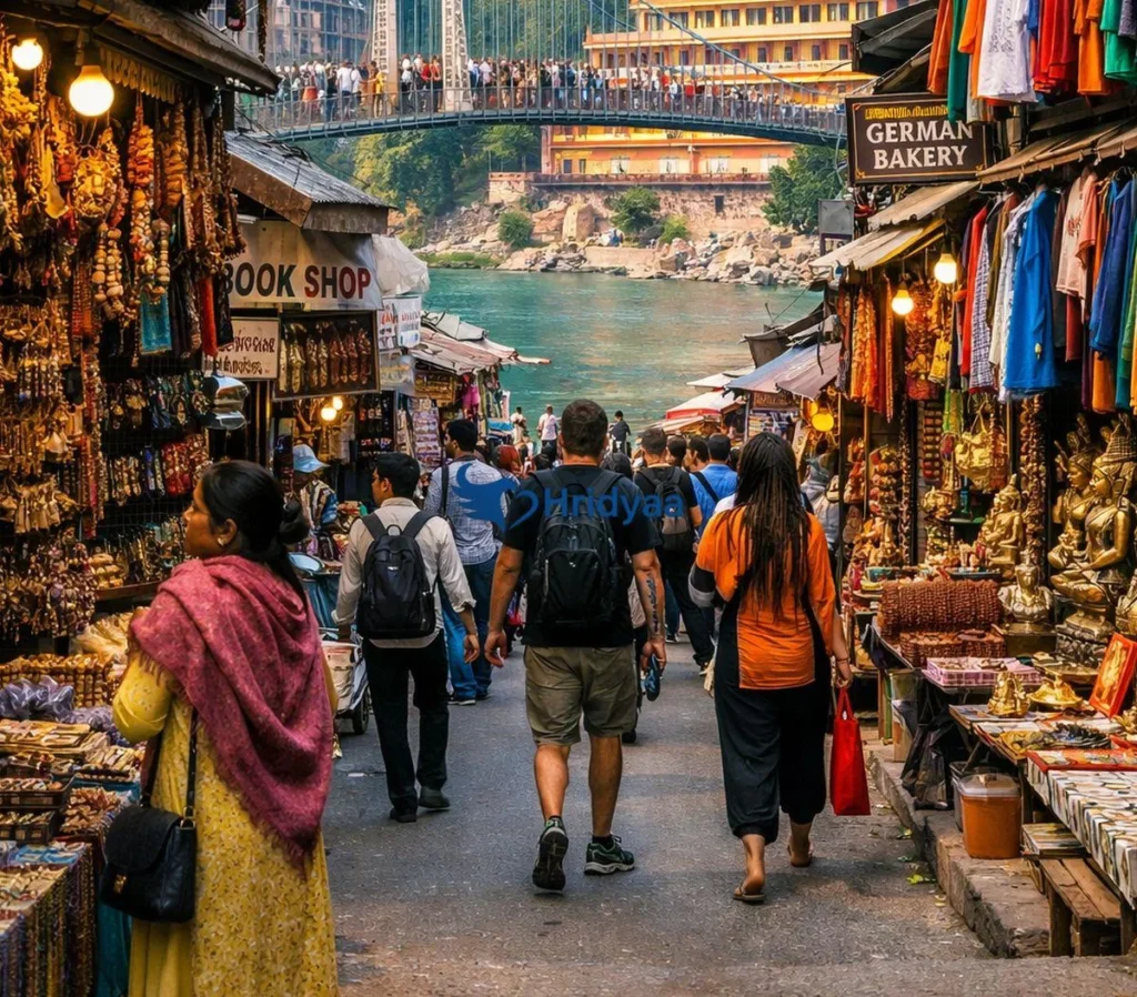 lkshman jhula market rishikesh shopping