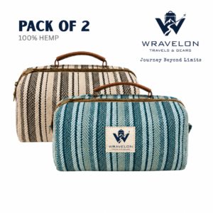 WravelOn Himalayan Hemp Toiletry Kit (Pack of 2)